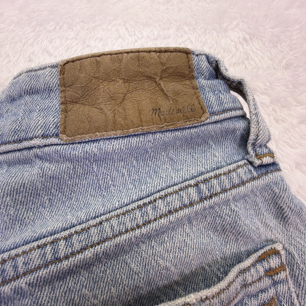 Madewell Jeans Womens 25 Blue The Perfect Vintage Wide Leg Crop Raw‎ Hem (25x25) - Picture 5 of 5
